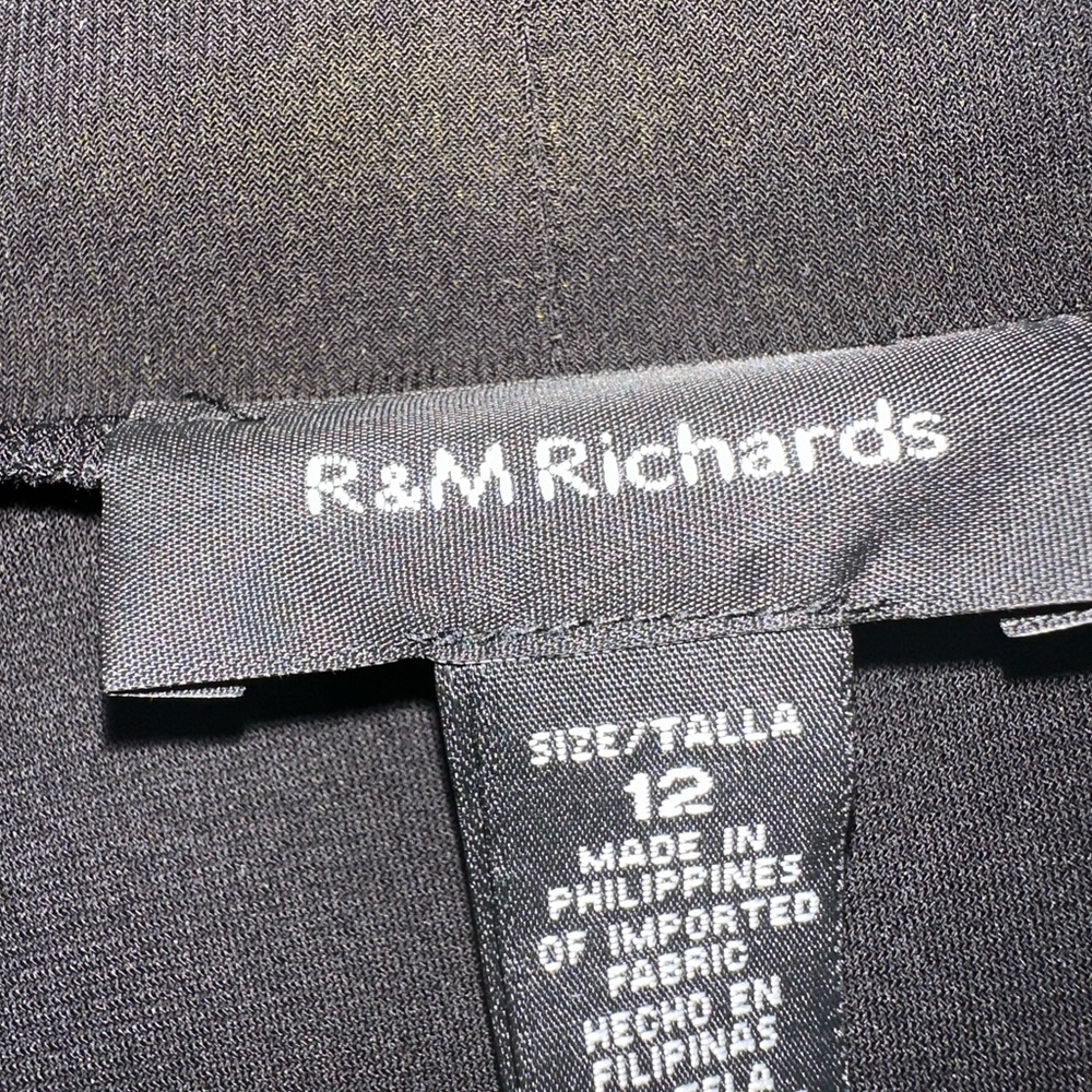 R&M Elegant Partially Sheer Open Front Jacket - image 5